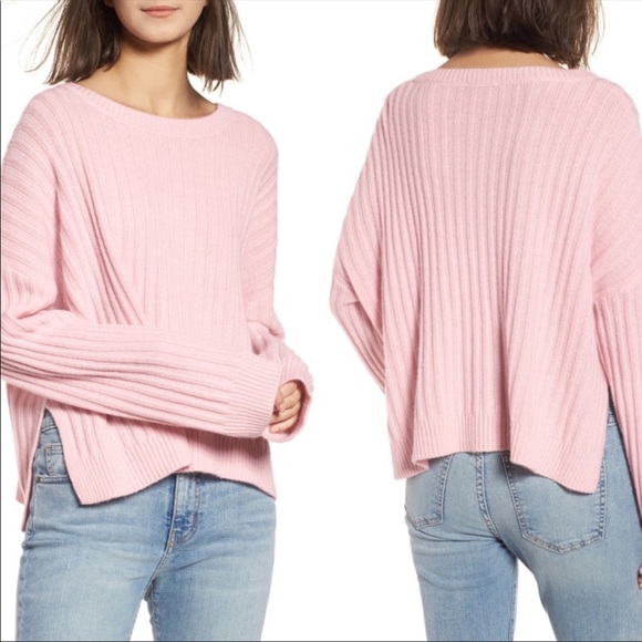 Rails Sweaters - Rails Rose Joelle Petal Melange Wool Sweater